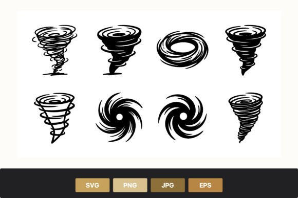 Download Tornado Cyclone Vector Icon Set - Tornado Collection
