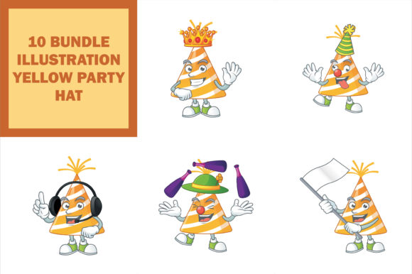 Download Yellow Party Hat Bundle - Bundle Collection