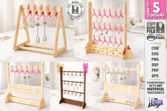 Download Mini Hanger Jewelry Display Laser Bundle - Bundle Collection
