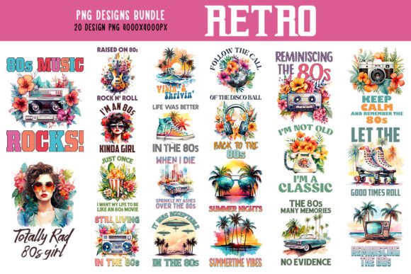 Download Made in the 80S Retro Vibes Bundle - Bundle Collection