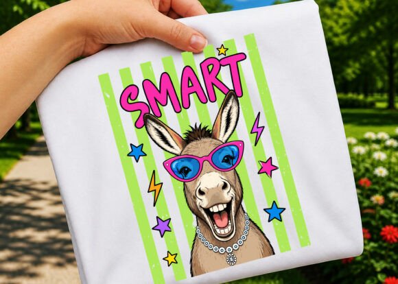 Download Smart Donkey Funny Humor Shirt Design - Fun Collection
