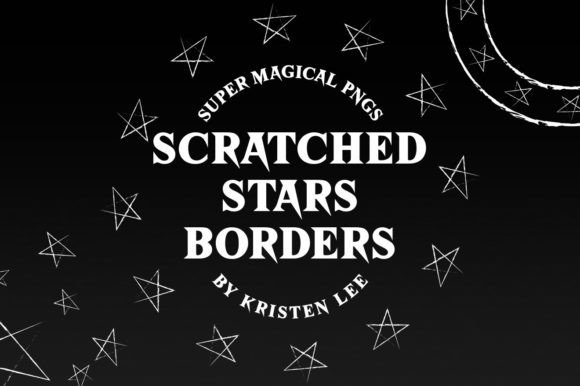 Download Scratched Stars Halloween Borders PNG - Scratched Collection