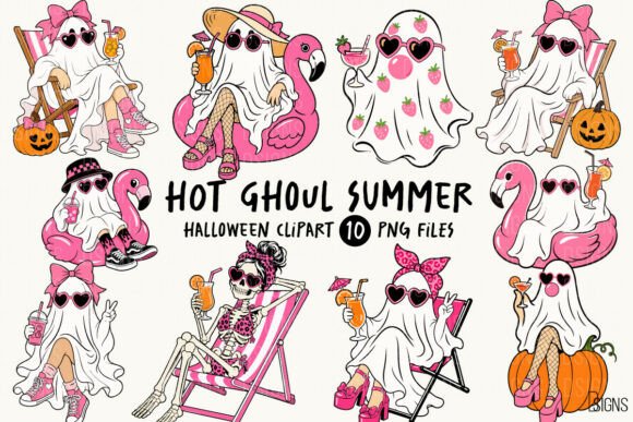 Download Hot Ghoul Summer Halloween Ghost Bundle - Bundle Collection