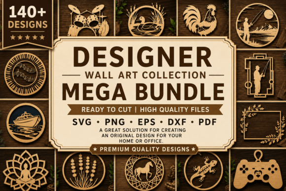 Download Designer Wall Art Collection Svg Bundle - Bundle Collection