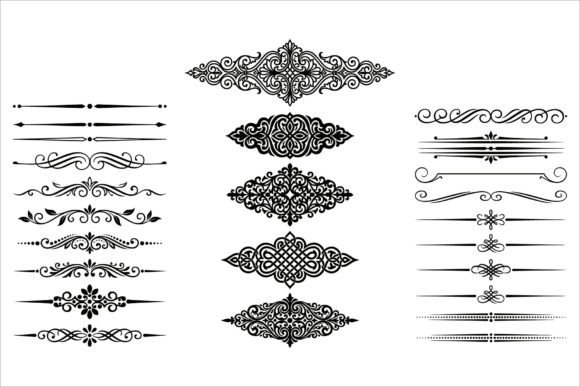 Download Elegant Flourish Divider Bundle - Bundle Collection