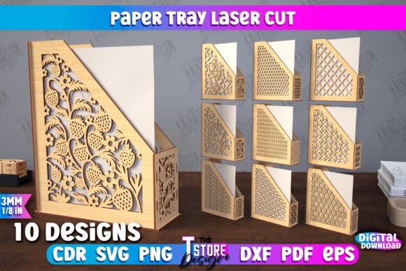 Download Paper Tray Bundle |Desk Office Organizer - Bundle Collection