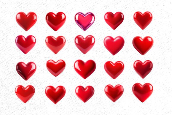 Download High-Resolution Heart 3D PNG Bundle - Bundle Collection