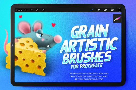 Download Grain Artistic Brushes for Procreate - Grain Collection
