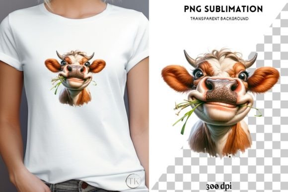 Download Funny Cow PNG Digital Prints, Sublimatio - Fun Collection