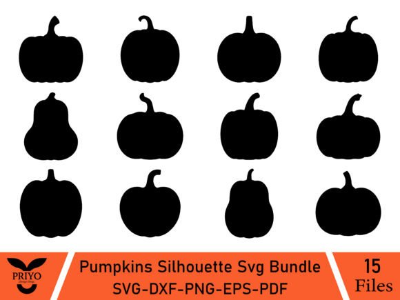 Download Pumpkin Silhouette Svg Bundle - Bundle Collection