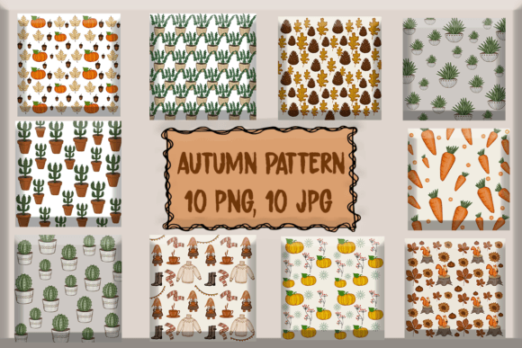 Download Autumn Pattern Bundle - Bundle Collection