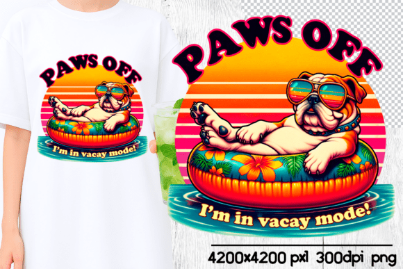 Download Funny Summer Dog Retro T-Shirt Design - Fun Collection