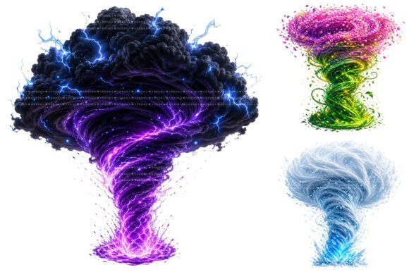 Download Elemental Tornado Clipart Bundle - Tornado Collection