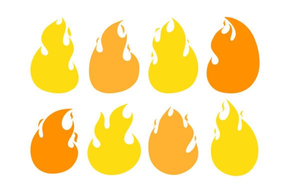 Download Fire Flame Clipart SVG Bundle Set - Bundle Collection