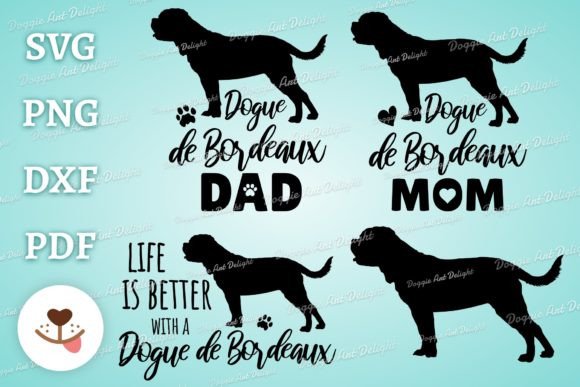 Download Dogue De Bordeaux Svg Bundle - Bundle Collection
